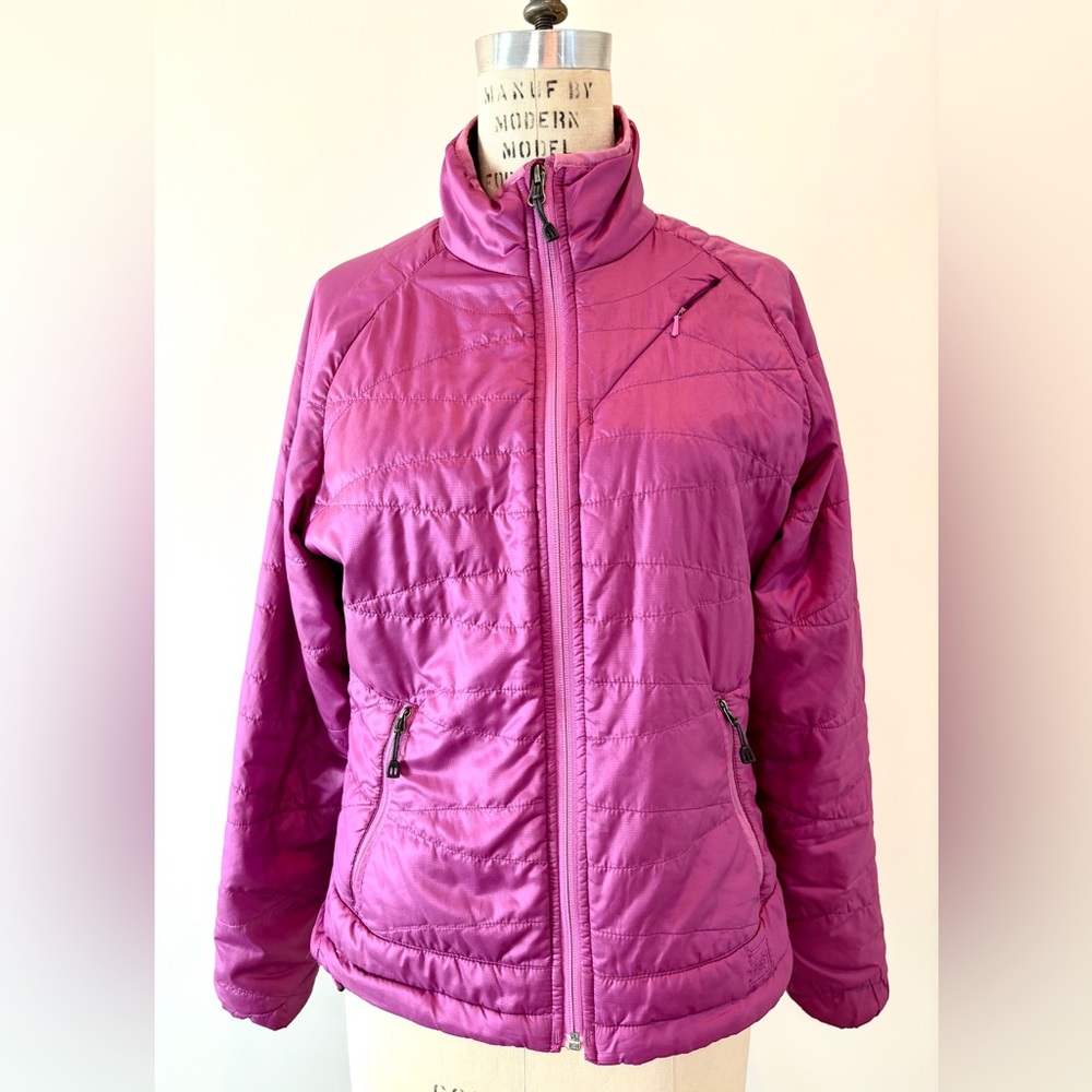 REI Lightweight Permaloft Fuchsia Puffer